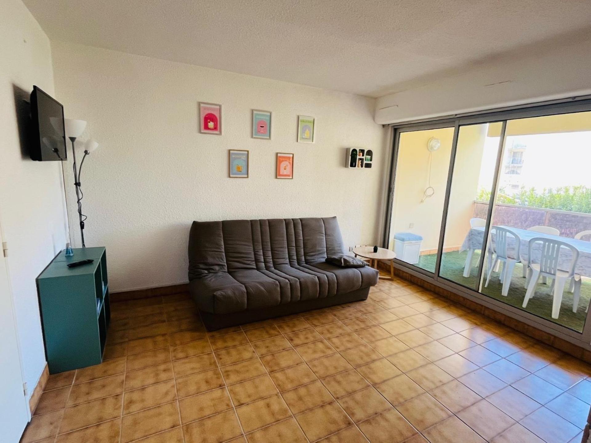 T2 ,4 Couchages ,Climatise ,Terrace ,En Face D'Aqualand ,Plage Rochelongue Agde Eksteriør billede